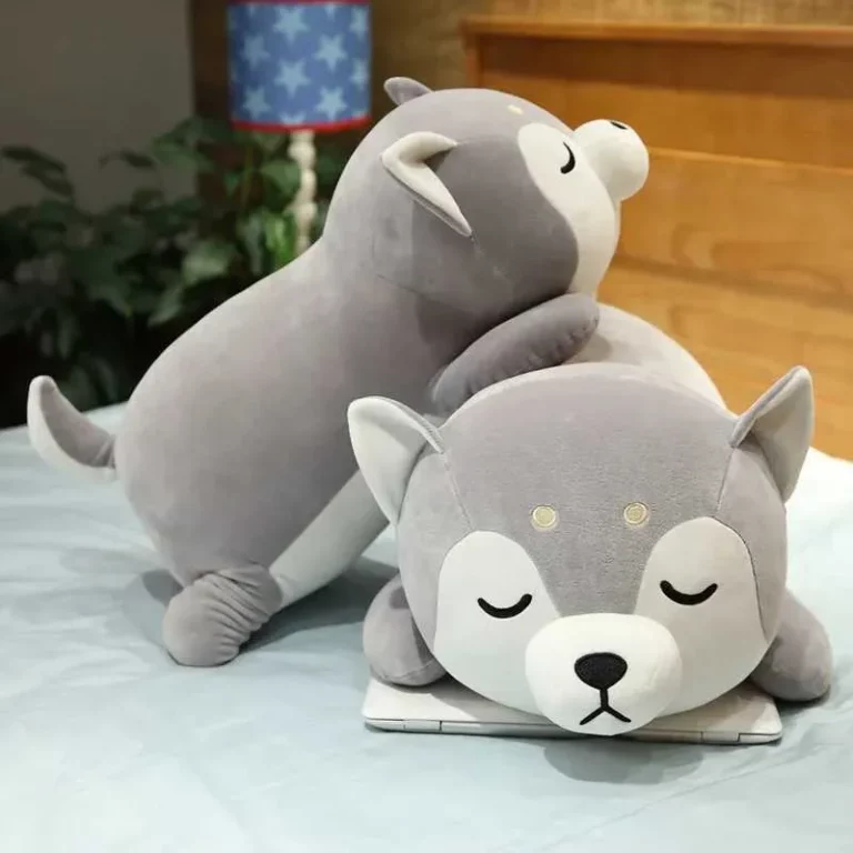 Peluche Shiba Inu Gris 30 cm
