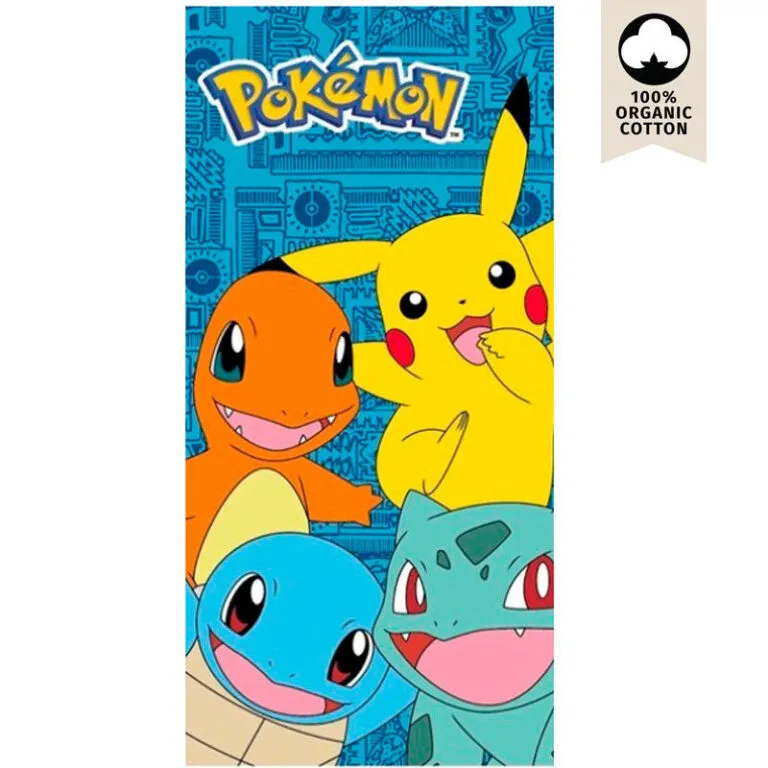 Essui en coton Pokémon