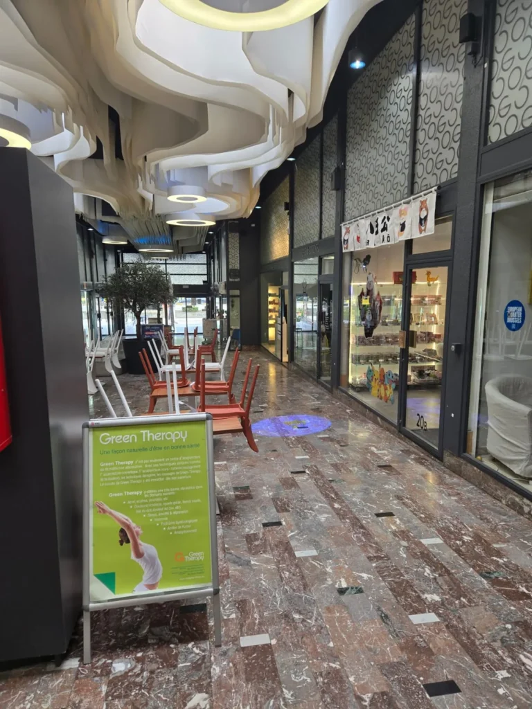 Allée de la Galerie du Cinquantenaire à Etterbeek qui mène au magasin Hachiko Allée de la Galerie du Cinquantenaire à Etterbeek qui mène au magasin Hachiko